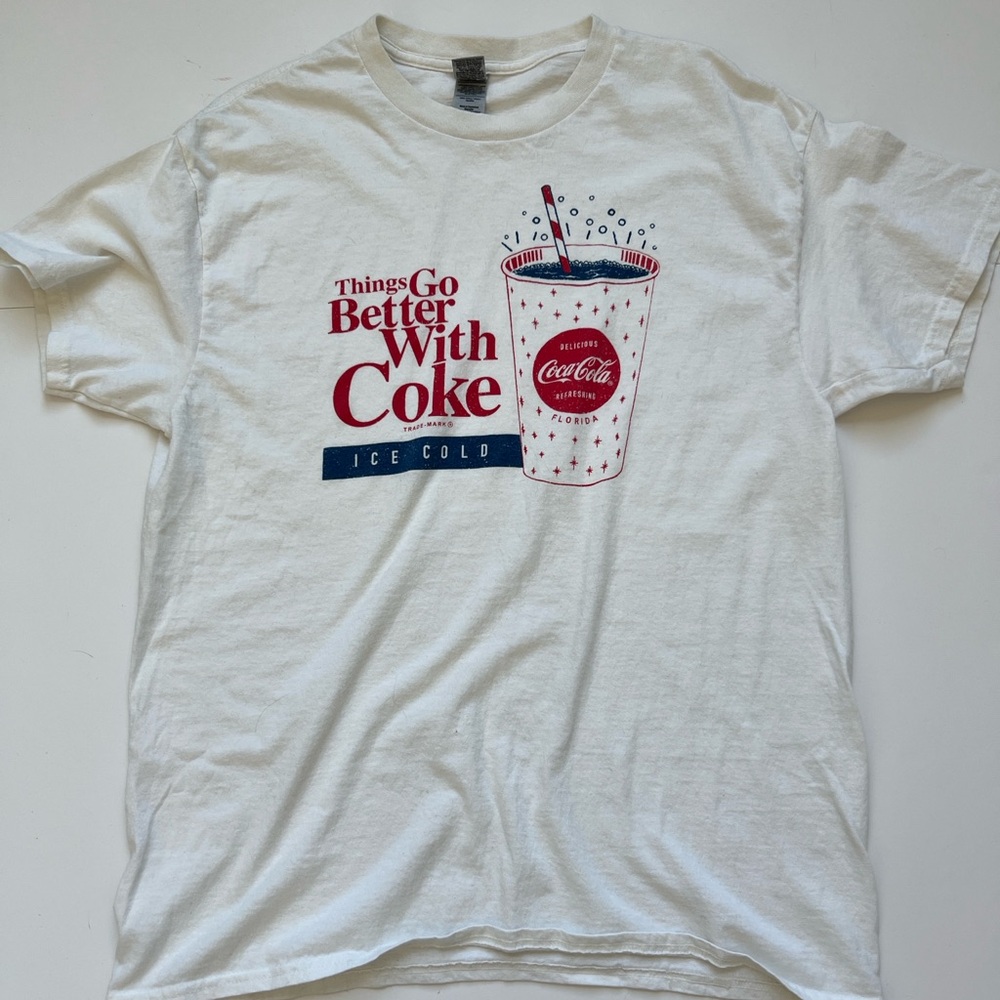Coca-Cola White Tee